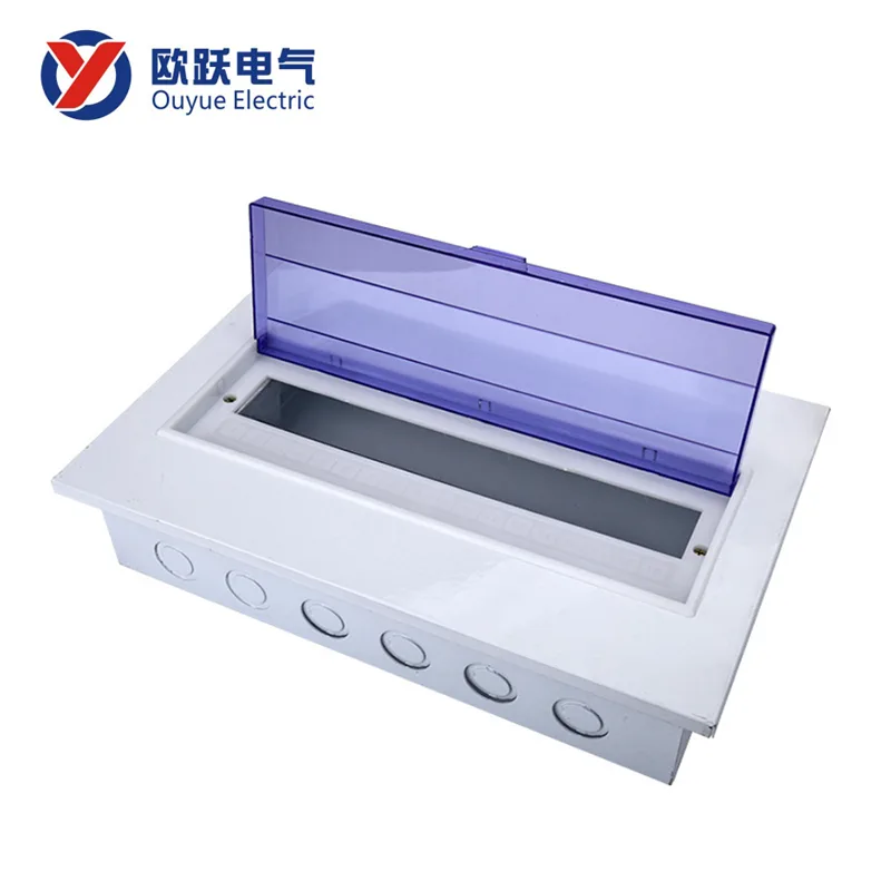 PZ-30 लुकाइएको-माउन्ट गरिएको प्लास्टिक प्यानल वितरण बक्स